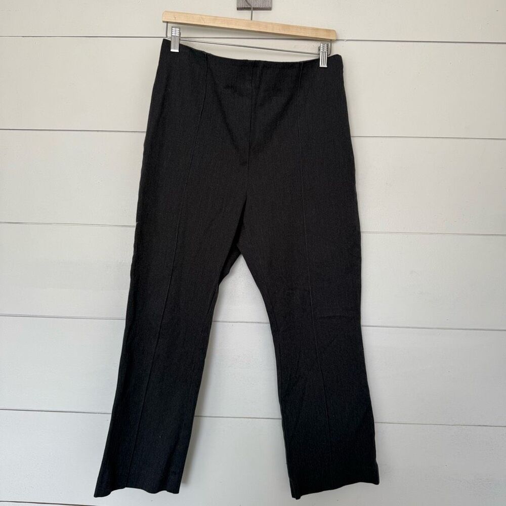 Ann Taylor Loft Women’s 14P Grey Kick Crop High Rise Dress Pants Career Office